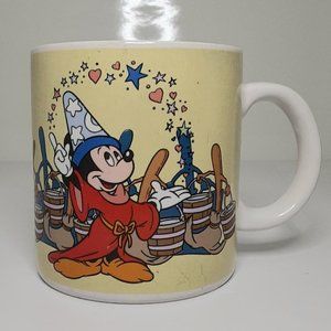 Fantasia Mickey Mouse Cup Vintage 1985 Walt Disney Mug